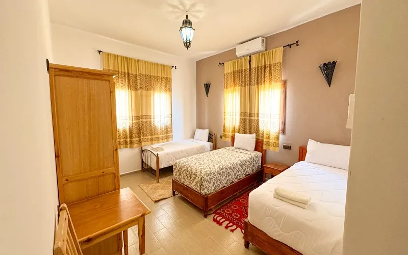 Triple room with 3 beds at Riad Ouinz in Ait Ben Haddou